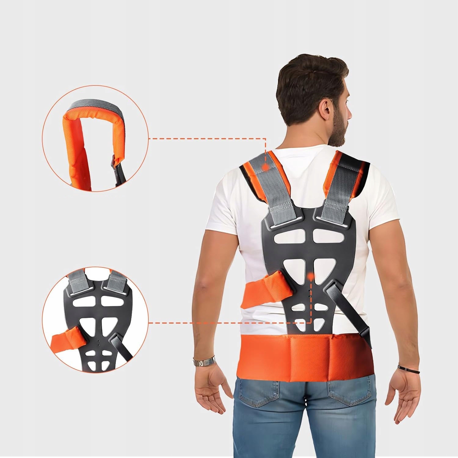 POPRUHY PRO BENZÍNOVOU KOSU VYŽÍNAČE NOSNÉ PÁSY REGULOVATELNÝ POSTROJ Koanni Kód výrobce mx191