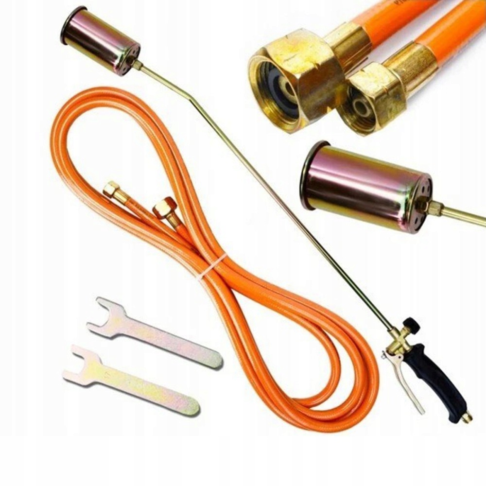 PLYNOVÝ HOŘÁK PRO POKRÝVAČSKÝ PAPÍR OPALOVÁNÍ SVAŘOVÁNÍ DLOUHÝ 85 cm + TRYSKA + HADICE EAN (GTIN) 5907589364507