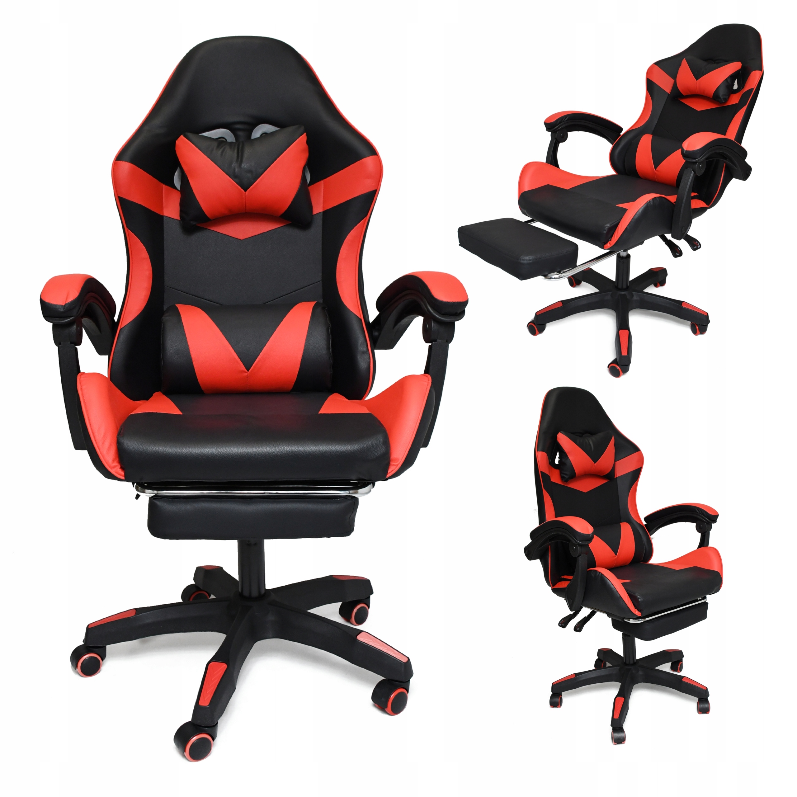 OTOČNÁ HERNÍ ŽIDLE PRO HRÁČE S ERGONOMICKOU PODNOŽKOU