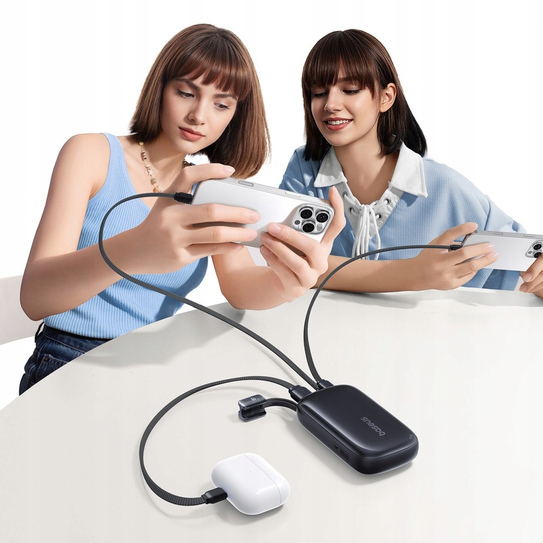 Powerbanka 10000 mAh 45 W s vodítkem EnerFill FC21 Qpow 3 Ultra - černá Barva černá