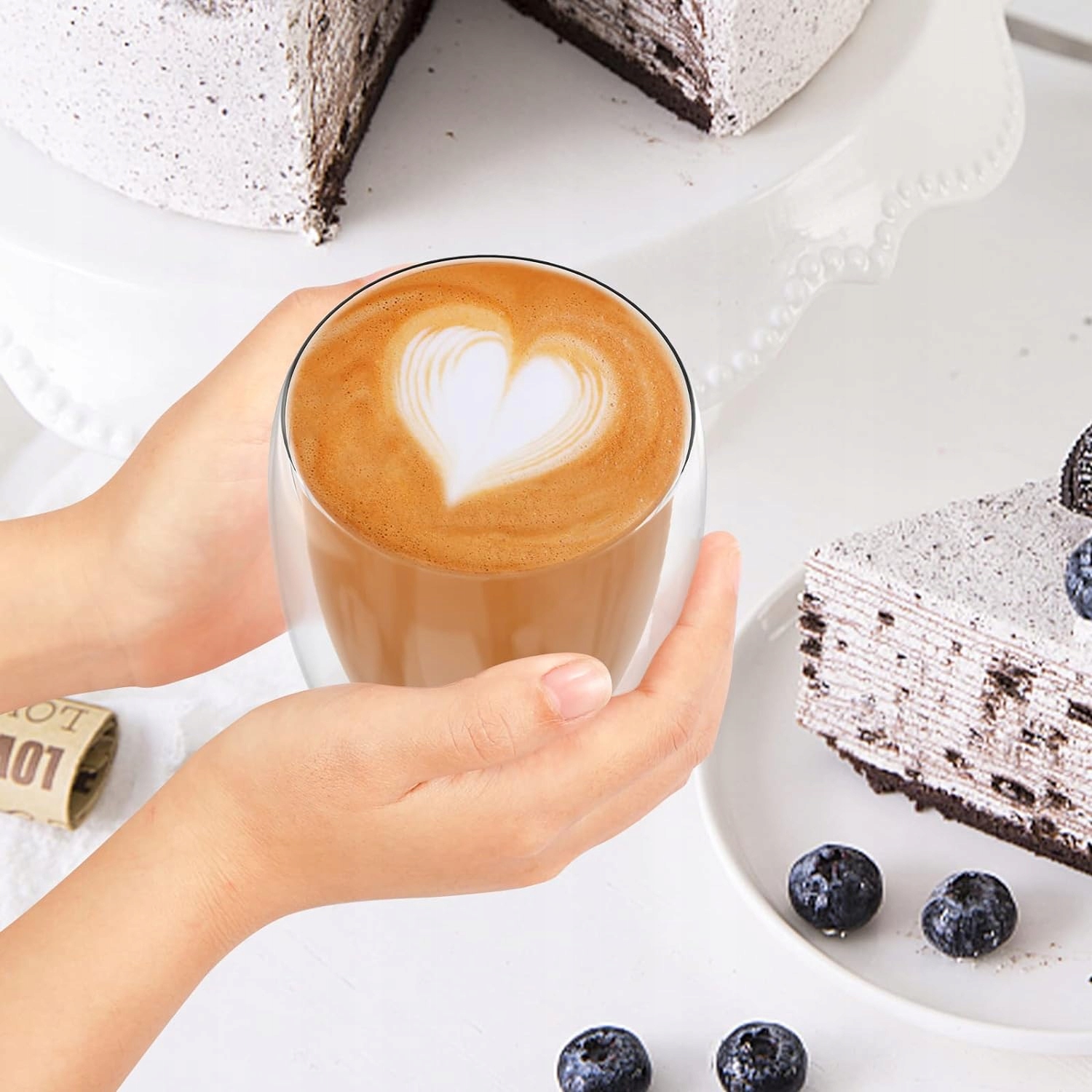 6 x TERMOSKLENICE NA KÁVU LATTE DRINKŮ 350 ml ATESTOVANÉ Barva průhledná