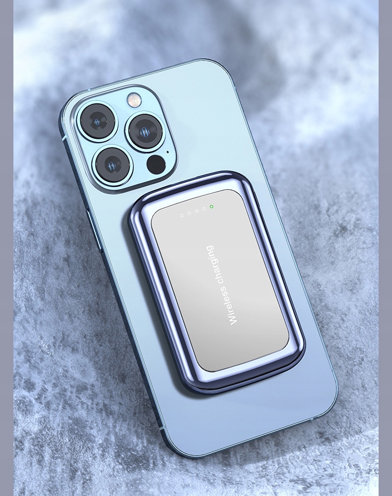 MAGNETICKÁ POWERBANKA X XS 11 12 13 14 15 PRO PLUS MAX Barva modrá