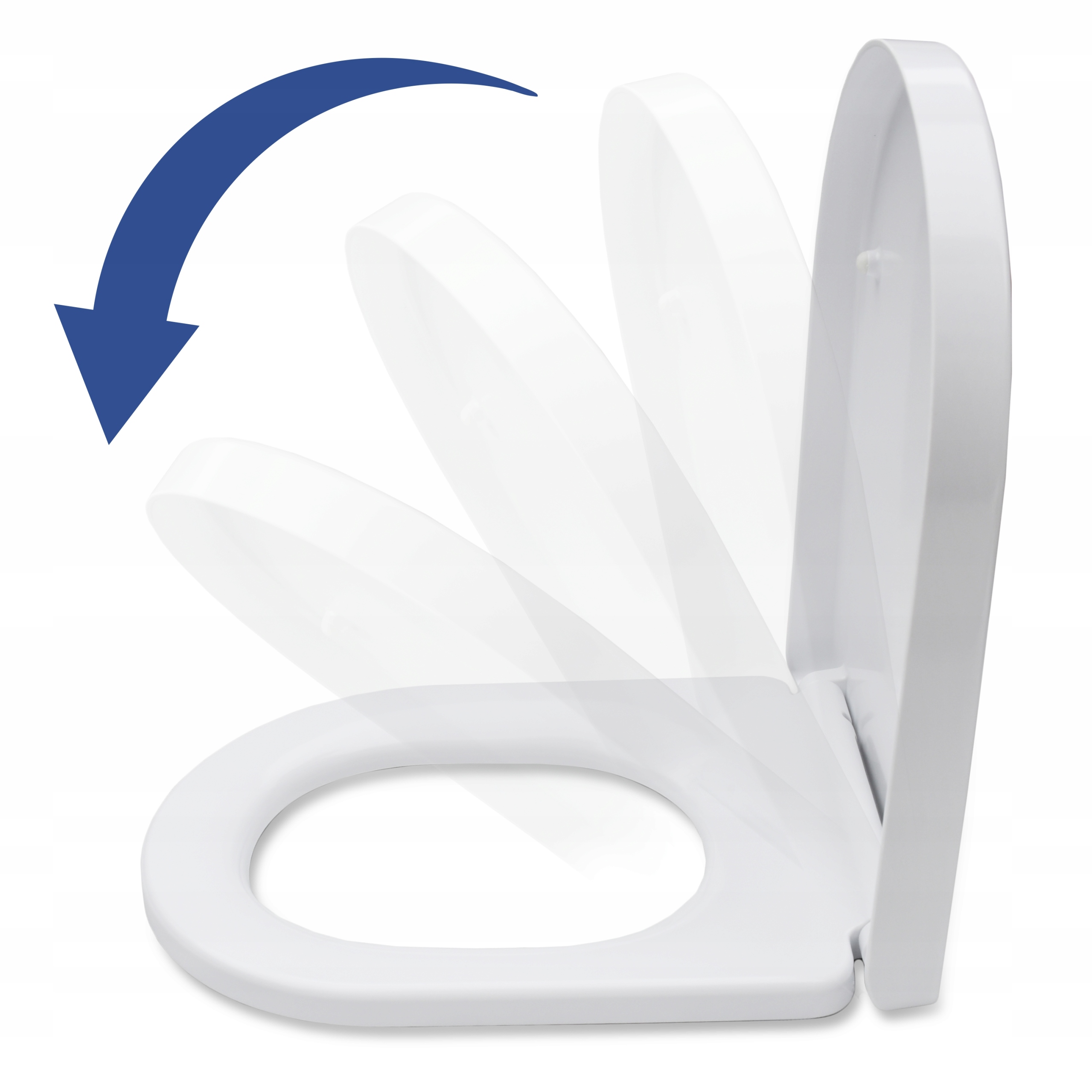 WC SEDÁTKO S POMALÝM SKLÁPĚNÍM, UNIVERZÁLNÍ, NEJTVRDŠÍ PRÉMIOVÝ DUROPLAST Řada MEDAS PRO