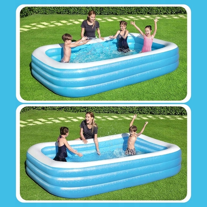 BAZÉN VELKÝ RODINNÝ OBDÉLNÍKOVÝ DO ZAHRADY XXL 185 x 130 cm Kód výrobce 5901736090653