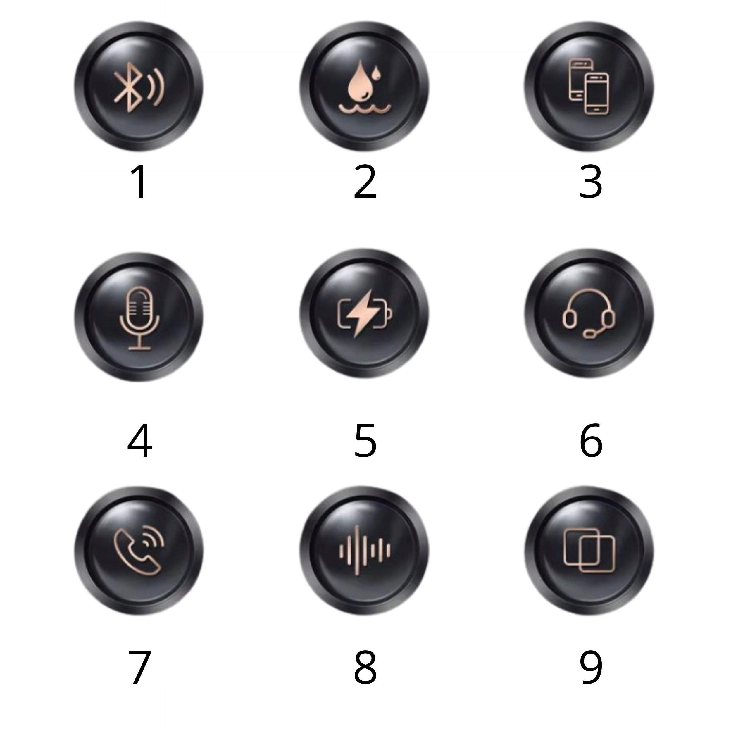 Bluetooth motocyklová sluchátka INTERFON univerzální stereo Koanni Počet sad pro 1 helmu