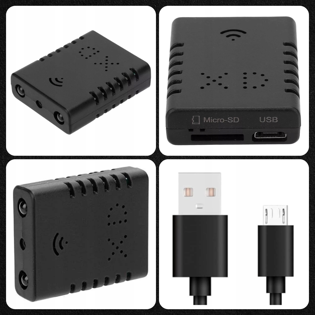 MINI WIFI ŠPIONÁŽNÍ USB KAMERA APLIKACE PRO VZDÁLENÝ NÁHLED SENZORU POHYBU Kód výrobce MINI KAMERA WIFI SZPIEGOWSKA USB