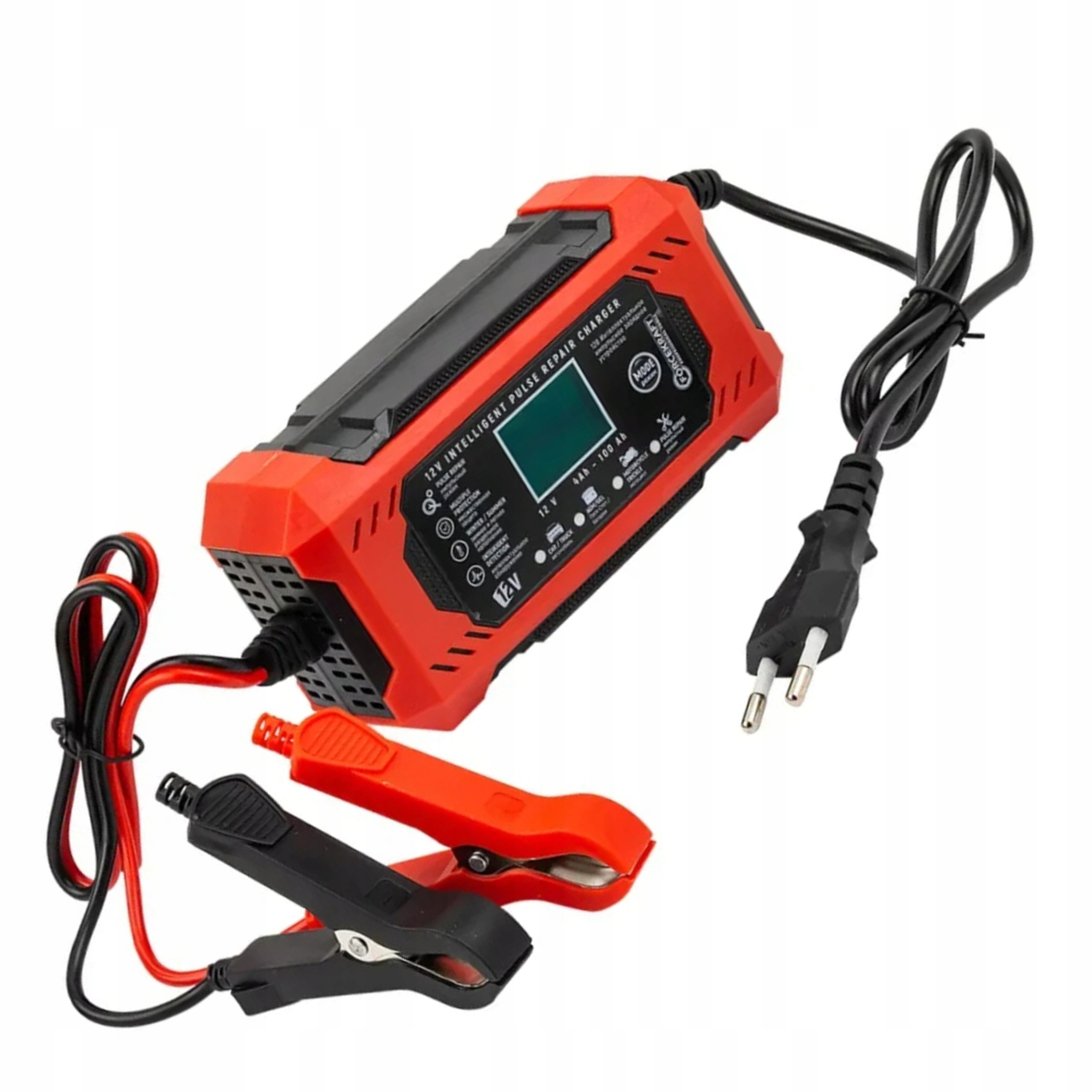 AUTOMATICKÝ INTELIGENTNÍ USMĚRŇOVAČ, NABÍJEČKA AKUMULÁTORU LCD 12V 6A EAN (GTIN) 5906692117215