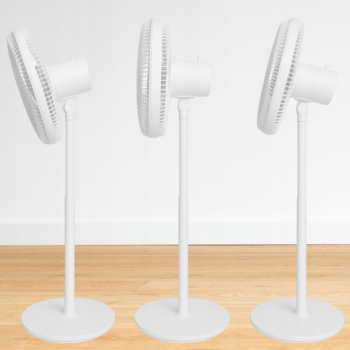 STOJANOVÝ VENTILÁTOR, POKOJOVÝ PODLAHOVÝ VENTILÁTOR, TICHÝ, 8 REŽIMŮ + DÁLKOVÉ OVLÁDÁNÍ Napájení síťové