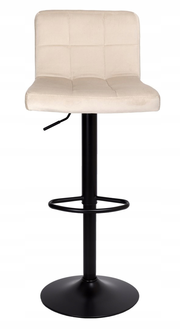 Barová židle ARAKO BLACK sametová béžová VELVET Barva nábytku odstíny béžové