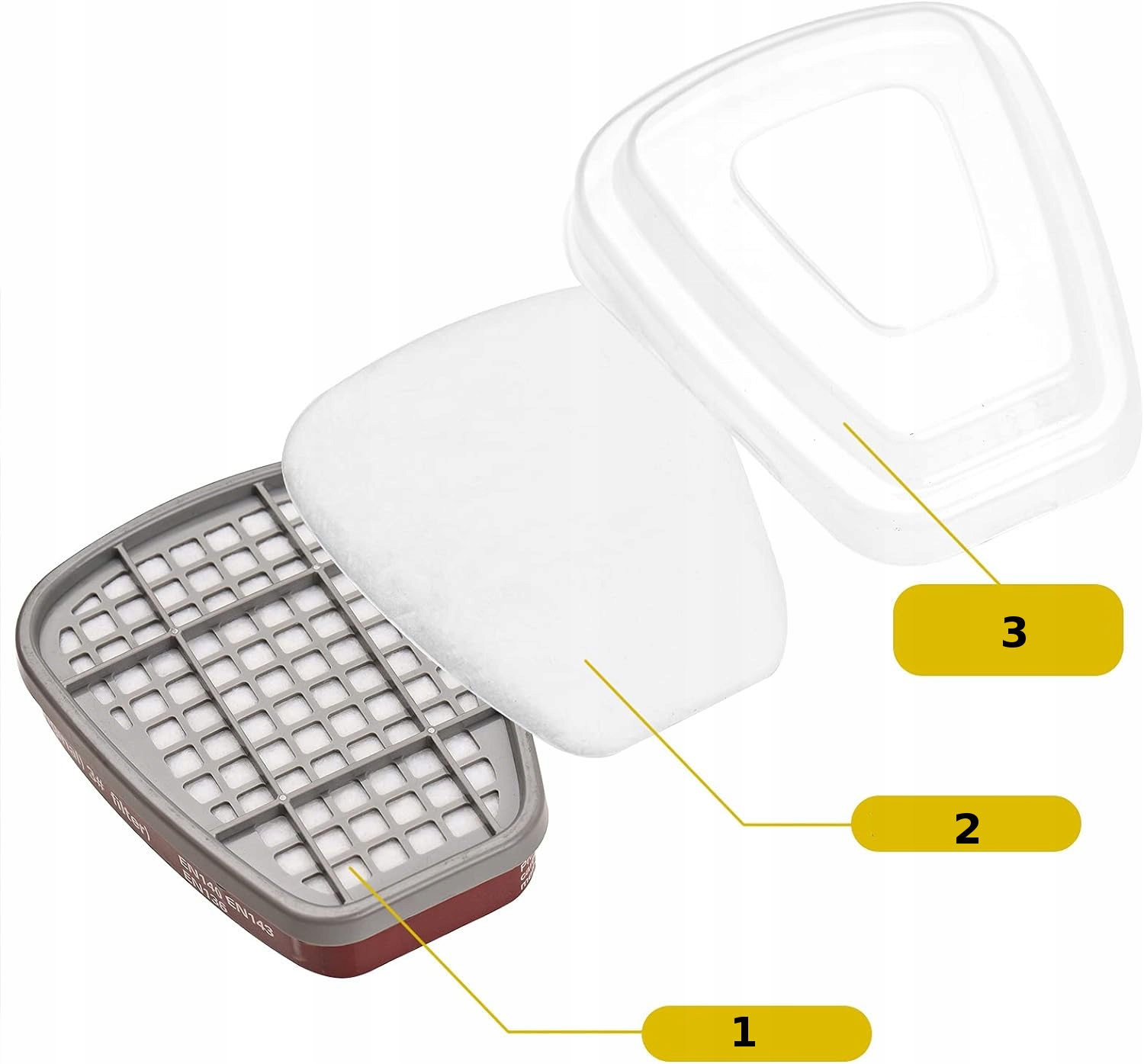 LAKOVACÍ MASKA 4100 + 2x UHLÍKOVÉ VLOŽKY + 12x FILTRY + BRÝLE Koanni Model 4100