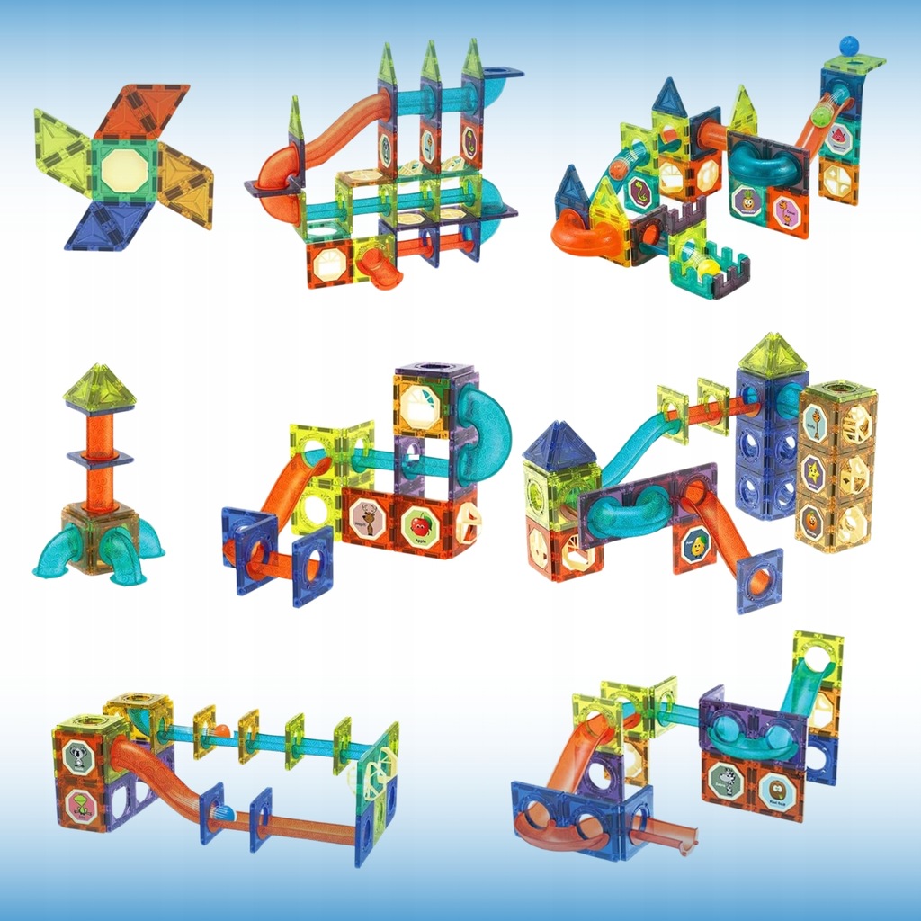 STAVEBNICE XXL KULIČKOVÁ DRÁHA KULODROM 96 DÍLKŮ VELKÁ DRÁHA Minimální věk dítěte 3