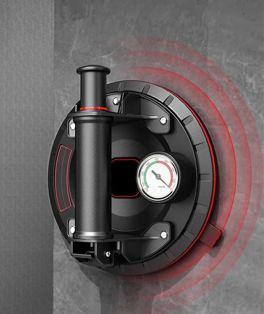 DRŽÁK PŘÍSAVKA S MANOMETREM A PUMPIČKOU NA GLAZURU DLAŽDIC MECHANICKÝ 300 KG Druh přísavka