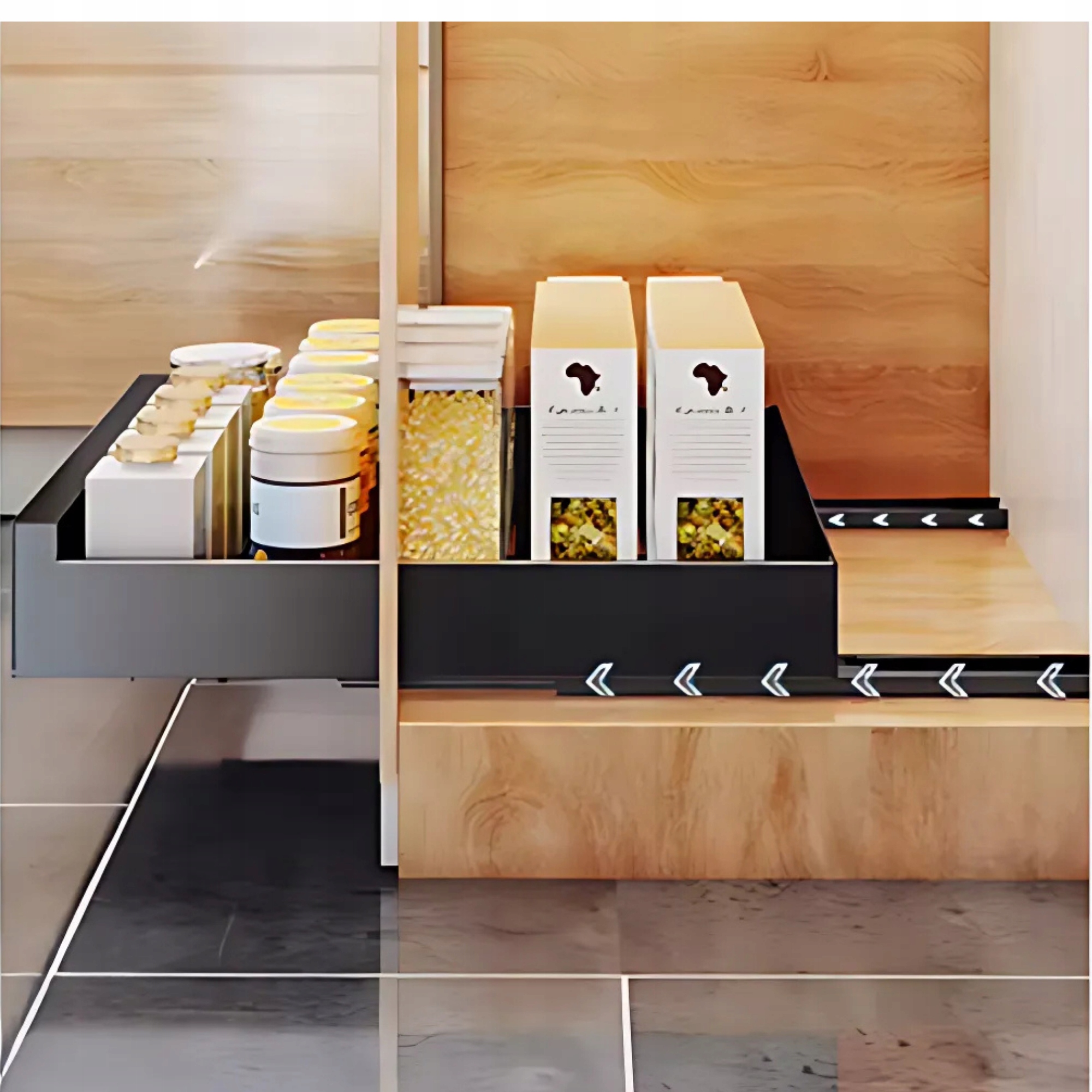 POLICE KUCHYŇSKÝ ORGANIZÉR CARGO VÝSUVNÁ ŠUPLÍK KOV DO SKŘÍŇKY 40 Značka žádná značka