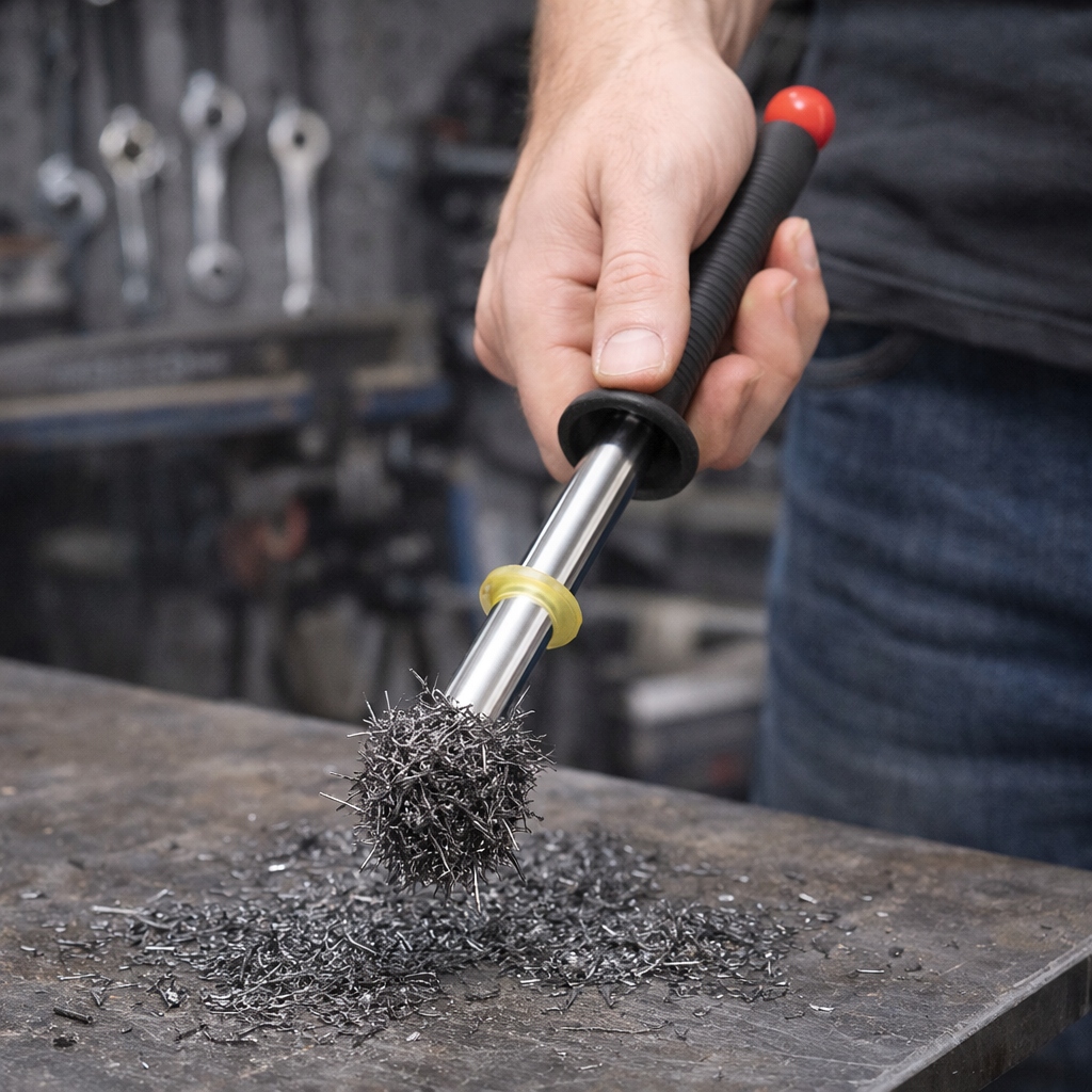 MAGNETICKÝ SBĚRAČ OCELOVÝCH PILIN HOŘČÍK DLOUHÝ 58 cm 580 mm Kód výrobce NE01234