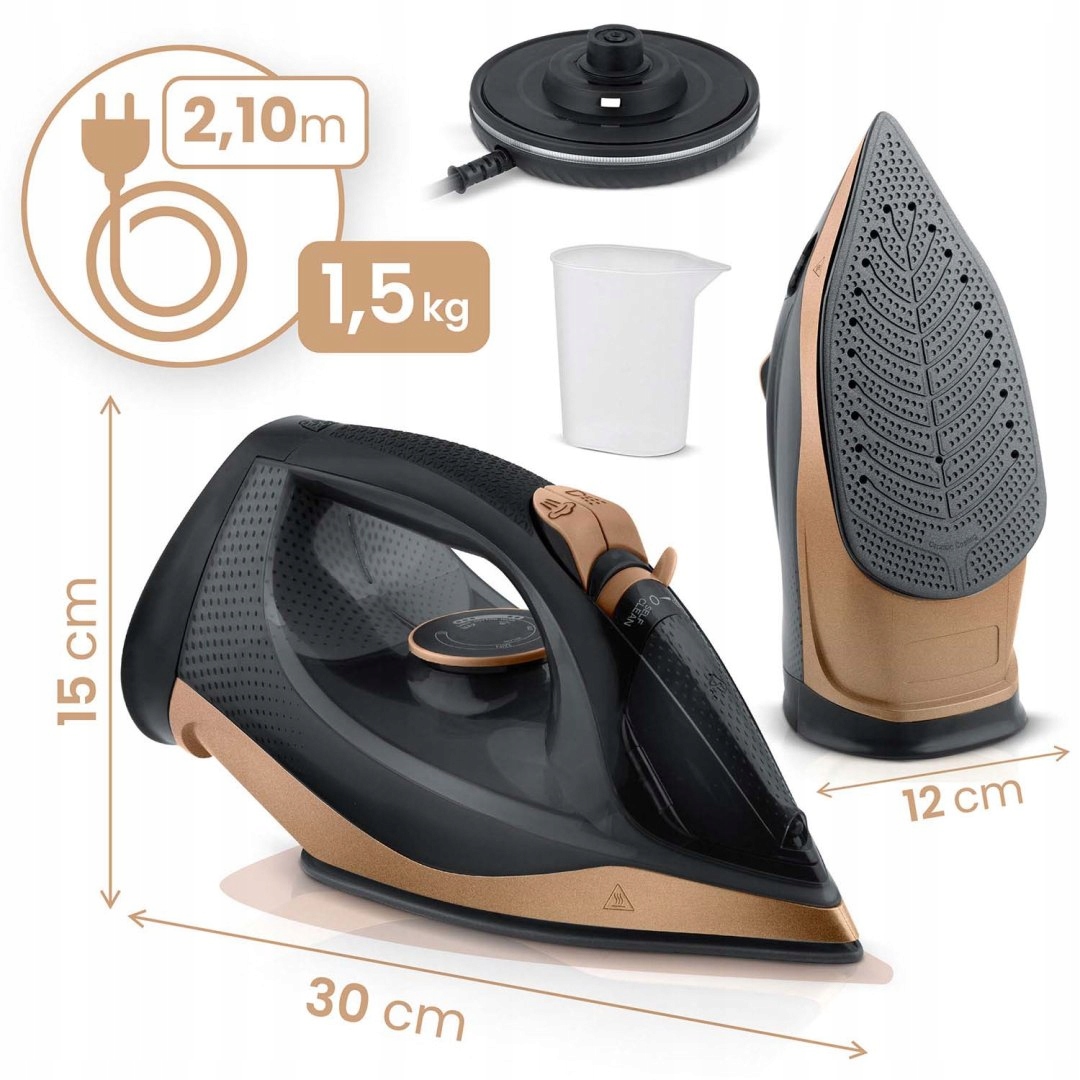 Žehlička bezdrátová napařovací 2600W Berdsen BD-333 s keramickou žehlicí plochou Berdsen Výkon 2600 W