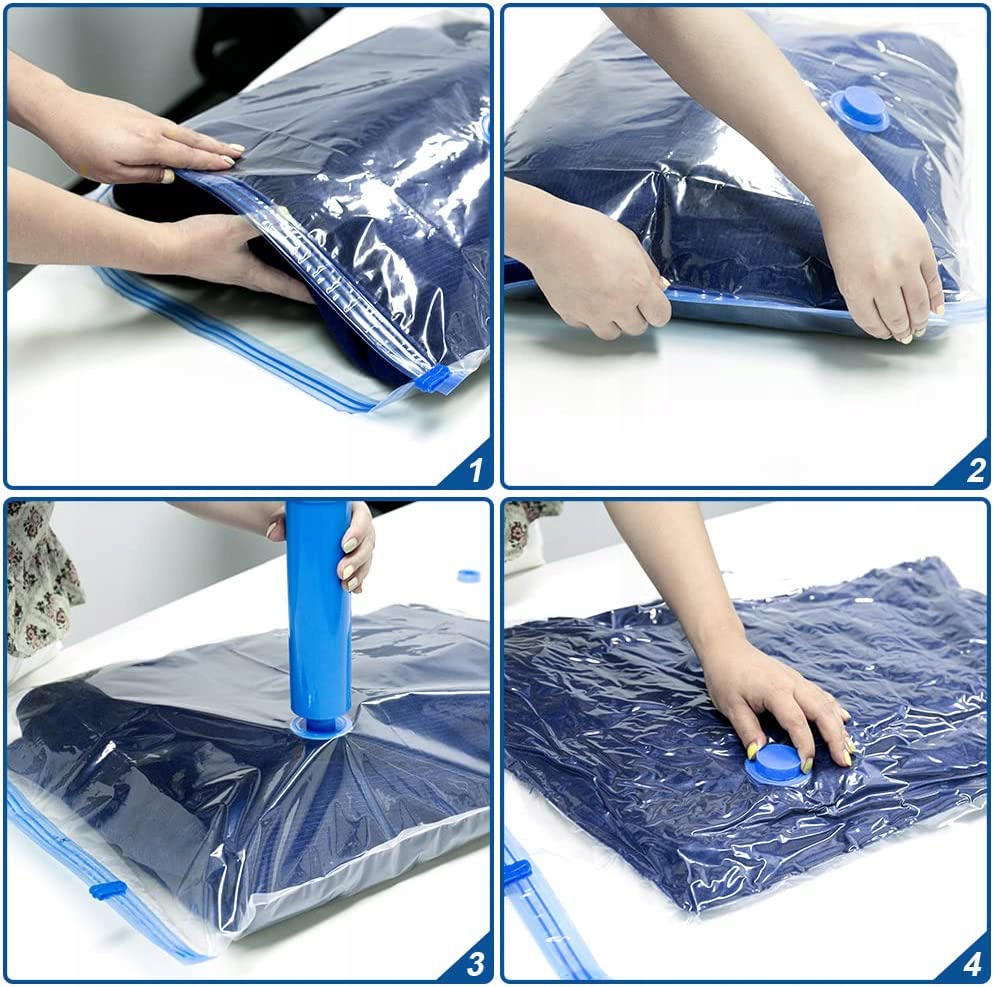 VAKUOVÉ PYTLE NA OBLEČENÍ SET 14ks -5 VELIKOSTÍ - + PUMPA Koanni Kód výrobce worki 14 sztuk do ubrań na ubrania + pompka