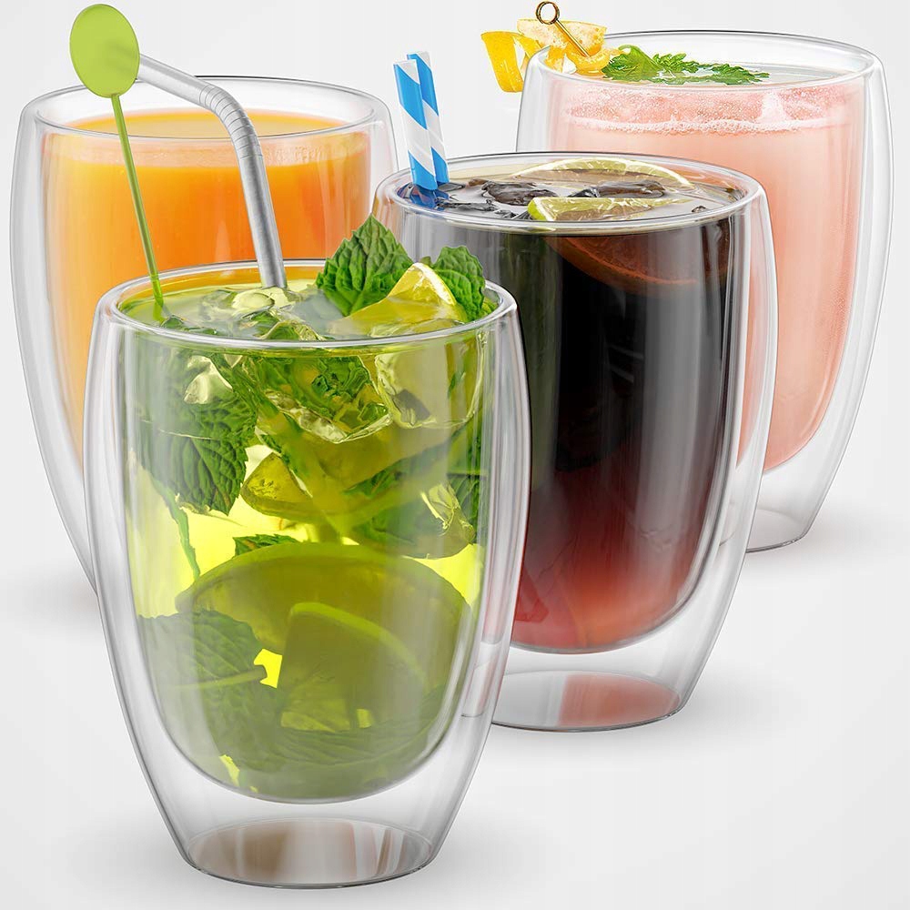 6 x TERMOSKLENICE NA KÁVU LATTE DRINKŮ 350 ml ATESTOVANÉ Kód výrobce cup1 szklanki z podwójną ścianką