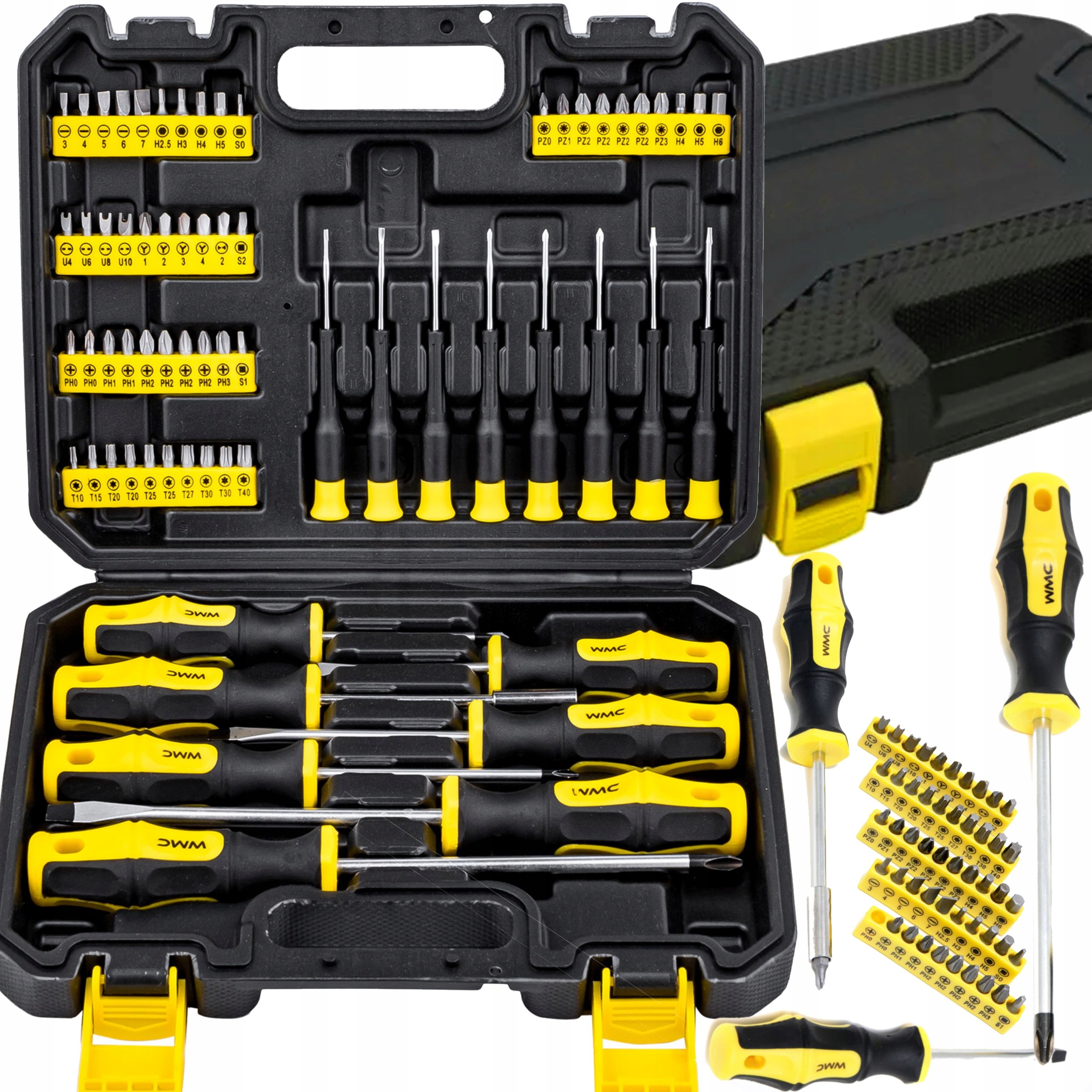 SADA PŘESNÝCH ŠROUBOVÁKŮ S MAGNETEM BITY NÁSTAVCE TORX 65el EAN (GTIN) 5904915194425