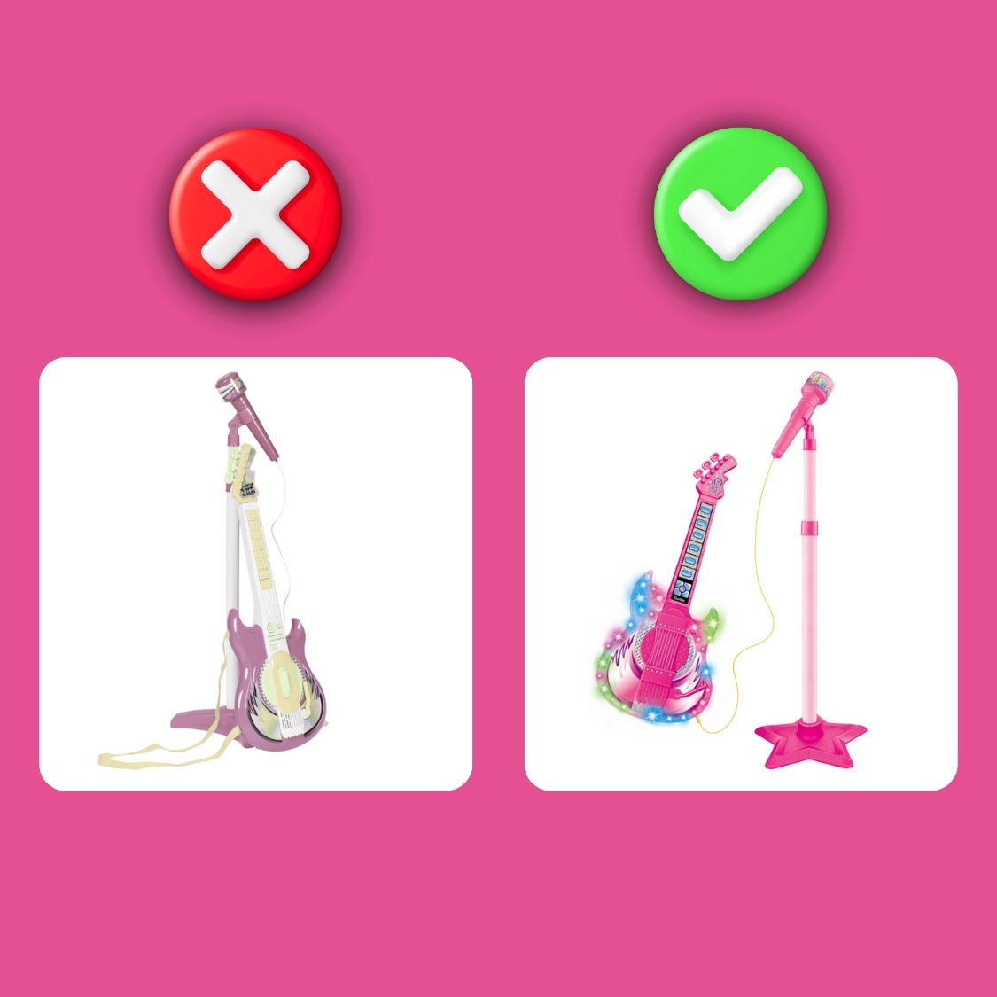 ELEKTRICKÁ KYTARA KARAOKE MIKROFON HRAČKA PRO DĚTI VELKÝ SET Stav balení originální