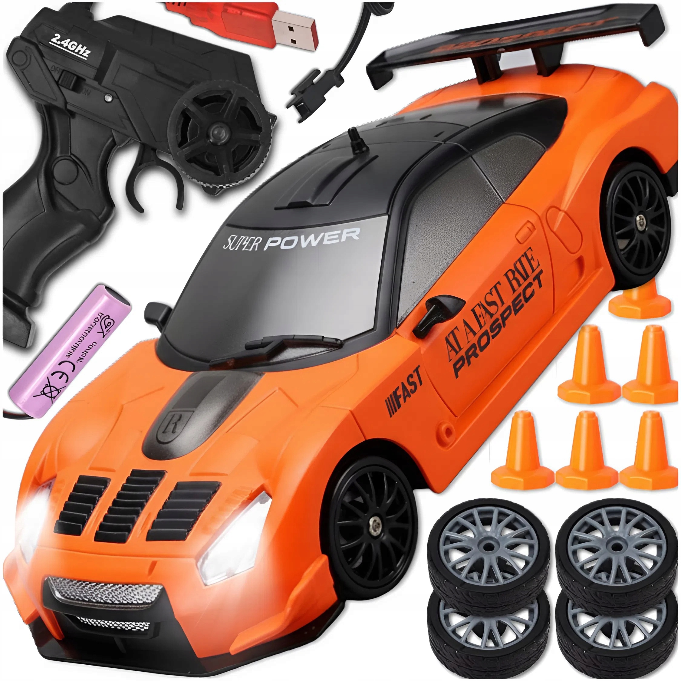 AUTO NA DÁLKOVÉ OVLÁDÁNÍ 4X4 S OVLADAČEM OVLÁDÁNÍM PRO DRIFT