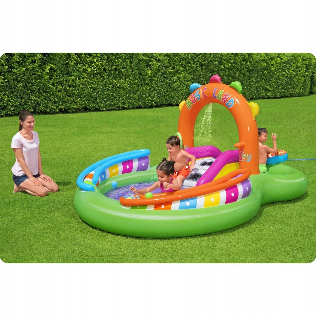 Dětské hřiště Sing 'N splash 295 x 190 x 137 cm Bestway 53117 Bestway Výška 137 cm