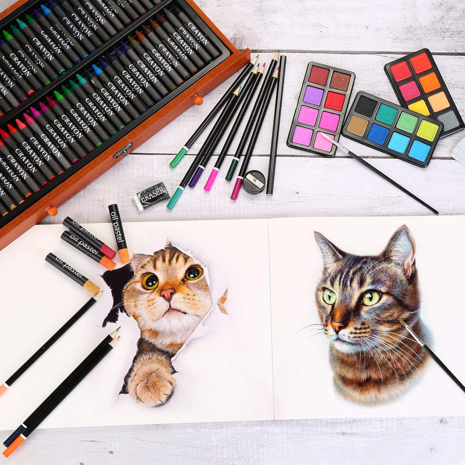 UMĚLECKÁ SADA NA MALOVÁNÍ KRESLENÍ PRO DĚTI, KREATIVNÍ KUFŘÍK XXL Kód výrobce SDH380