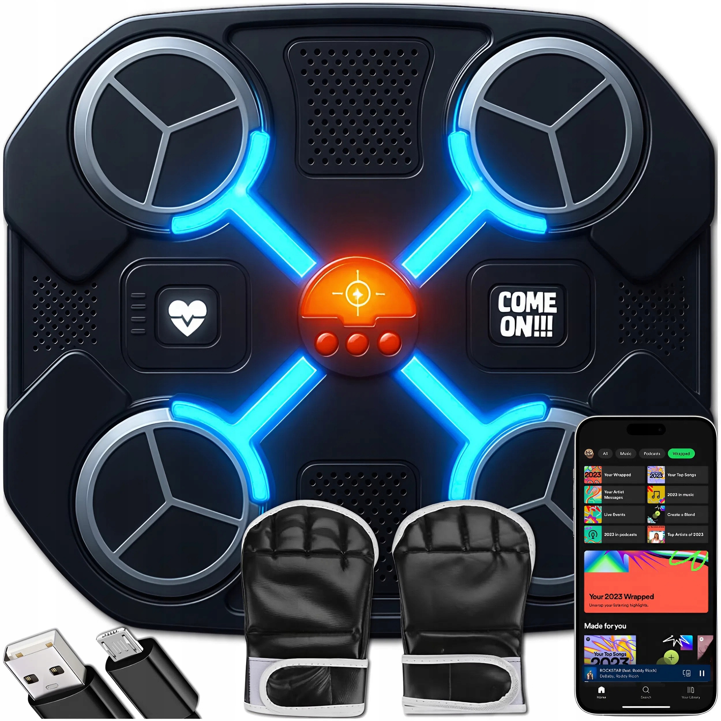 TRÉNINKOVÝ BOXOVACÍ STROJ NA STĚNU BLUETOOTH PRO DĚTI EAN (GTIN) 6951000617641