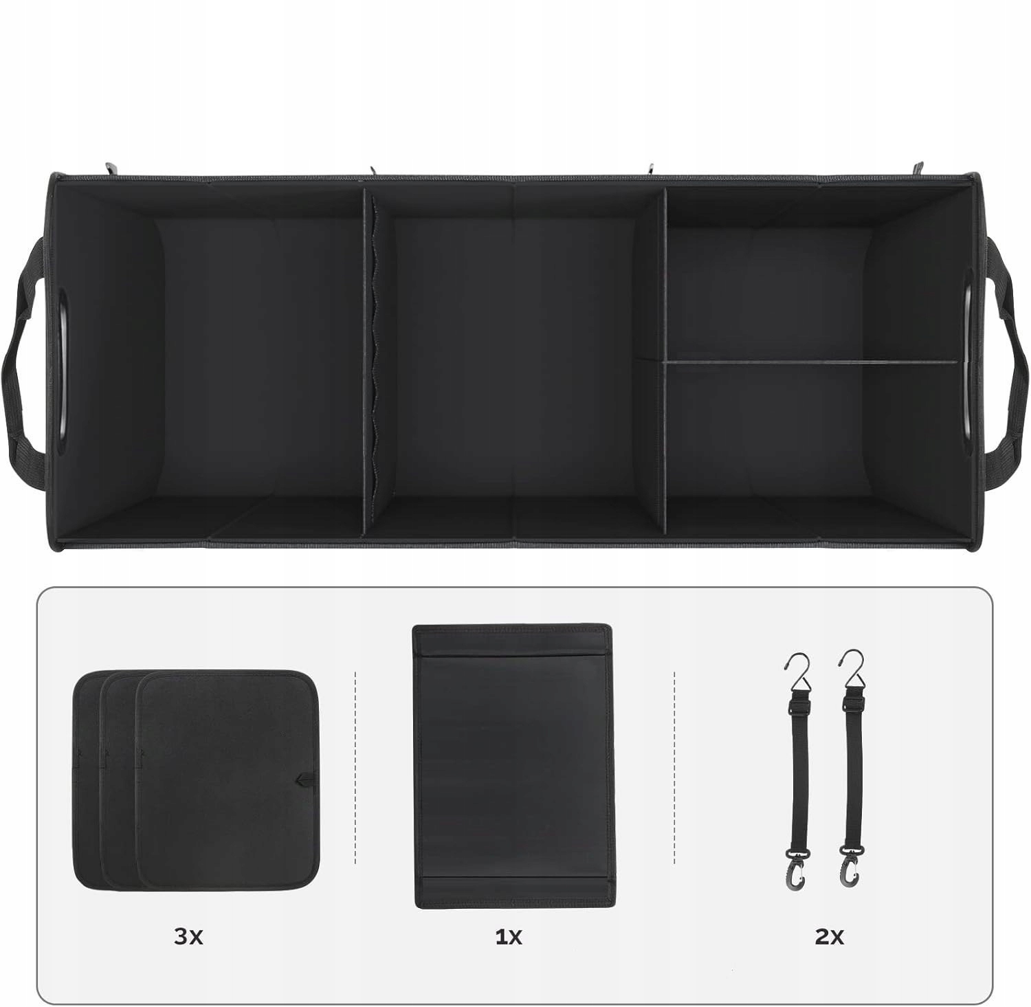 VELKÝ ORGANIZÉR DO ZAVAZADLOVÉHO PROSTORU AUTA KUFER PEVNÝ BOX Koanni Stav balení originální