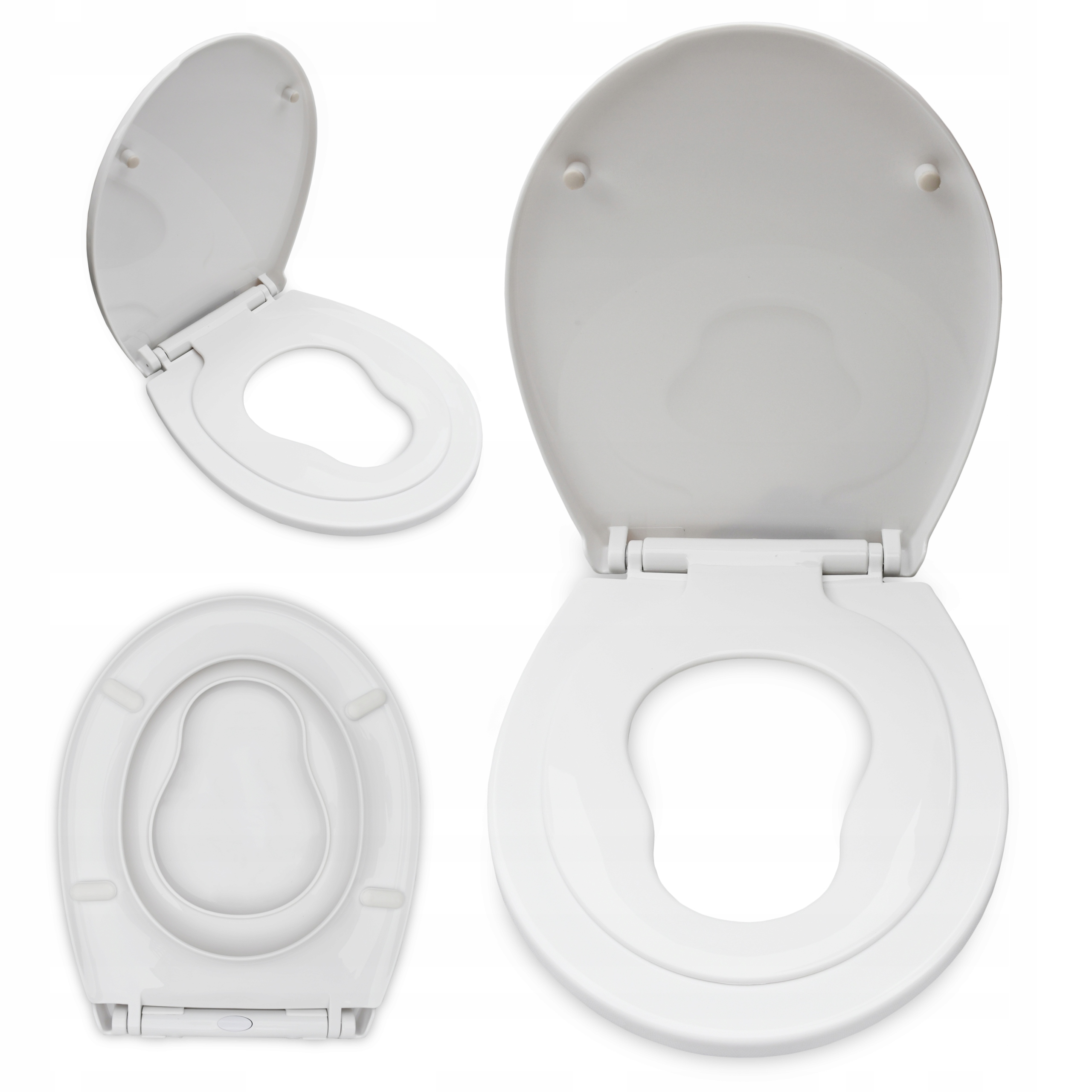 WC SEDÁTKO S POZVOLNÝM SKLÁPĚNÍM A ZABUDOVANOU VLOŽKOU PRO DĚTI 2v1 Značka žádná značka