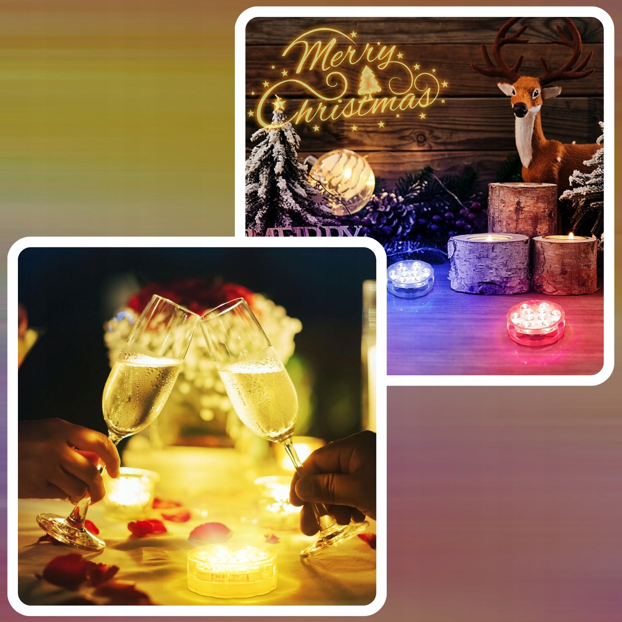 LED OSVĚTLENÍ ZAHRADNÍHO BAZÉNU XL PODVODNÍ BAZÉNOVÉ LAMPY SET 4ks Bezpečnostní informace CE