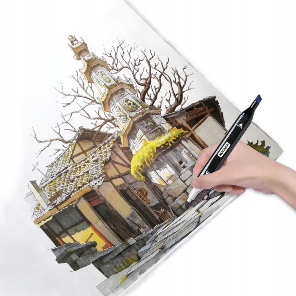 LIHOVÉ FIXY OBOUSTRANNÉ KOANNI 168 KS +POUZDRO Počet kusů v sadě 168 ks.