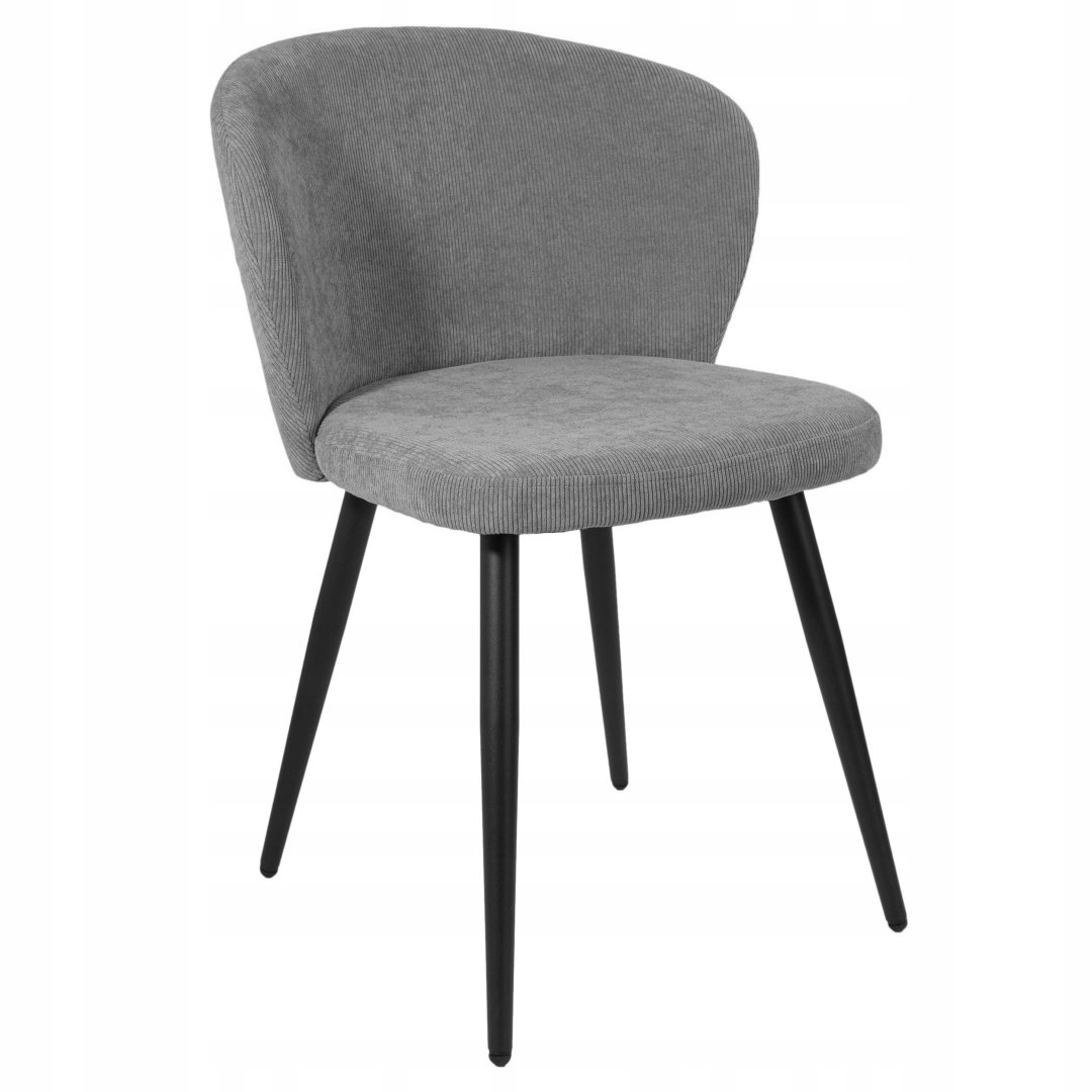 Čalouněná židle KROSBY manšestr grafitová Počet židlí v sadě 1