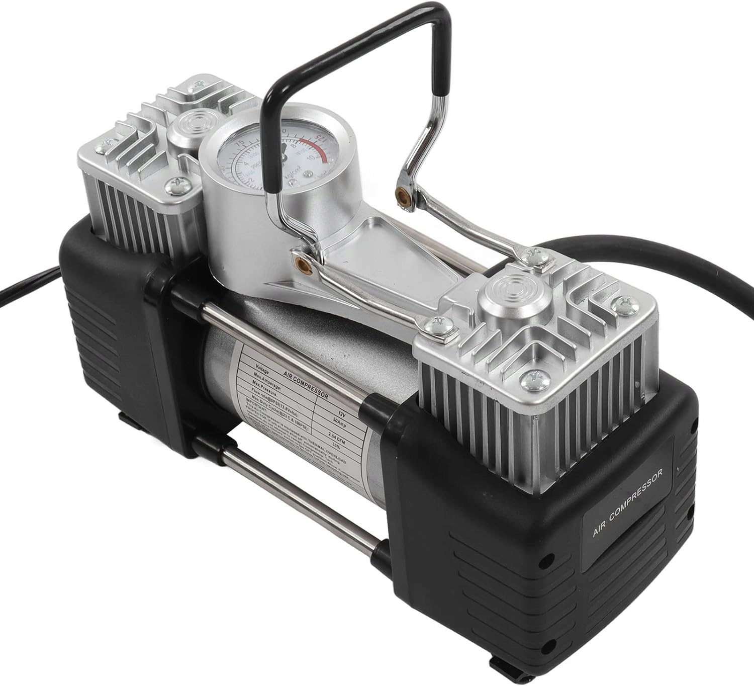 DVOUPÍSTOVÝ KOMPRESOR DO AUTA 12V 250W + TAŠKA Kód výrobce JD010B BY-262