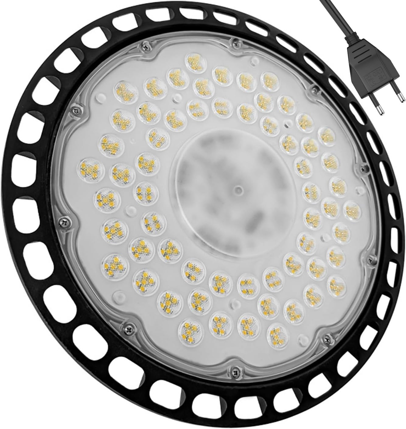 HERMETICKÁ LED průmyslová závěsná lampa UFO IP65 HighBay 20000lm 200W