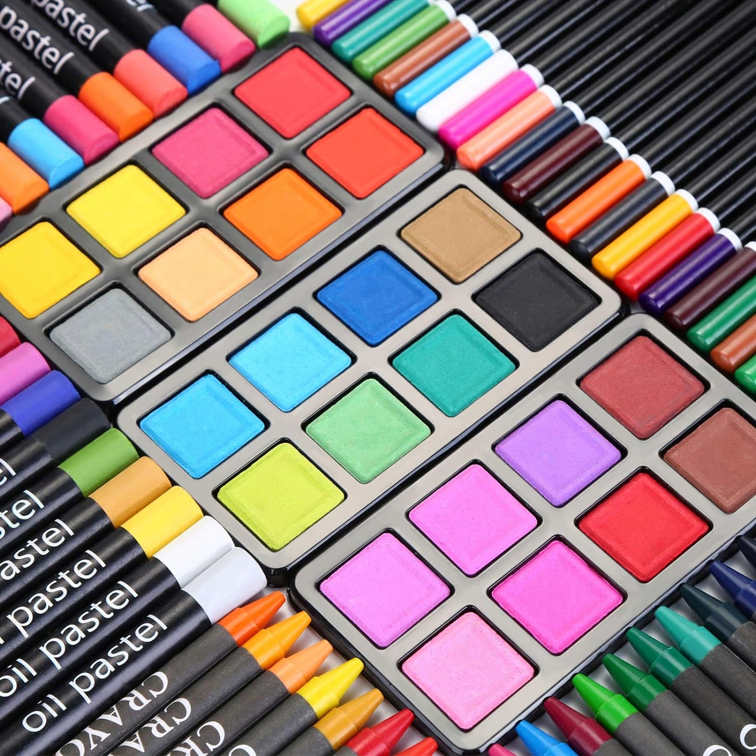 UMĚLECKÁ SADA NA MALOVÁNÍ KRESLENÍ PRO DĚTI, KREATIVNÍ KUFŘÍK XXL Značka Sternhoff