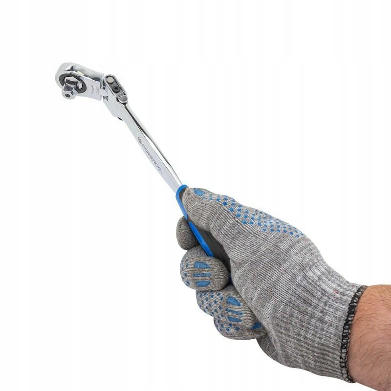 OČKOVÉ KLÍČE S RÁČNOU, VYMĚNITELNÉ 8-19 MM, ADAPTÉR 3/8", SADA Hmotnost produktu s jednotkovým balením 0.9 kg
