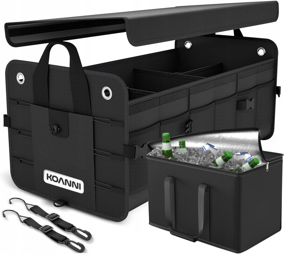 VELKÝ ORGANIZÉR DO KUFRU AUTA, KUFR, PEVNÁ SCHRÁNKA + CHLADIČ