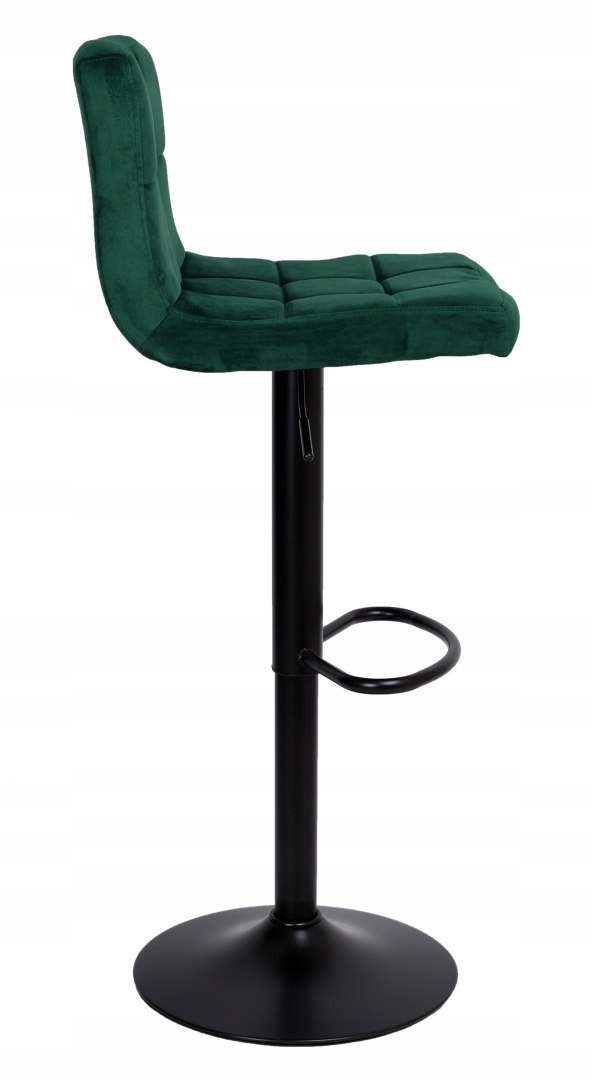 Barová židle ARAKO BLACK sametová tmavě zelená VELVET Kód výrobce 5902340322413