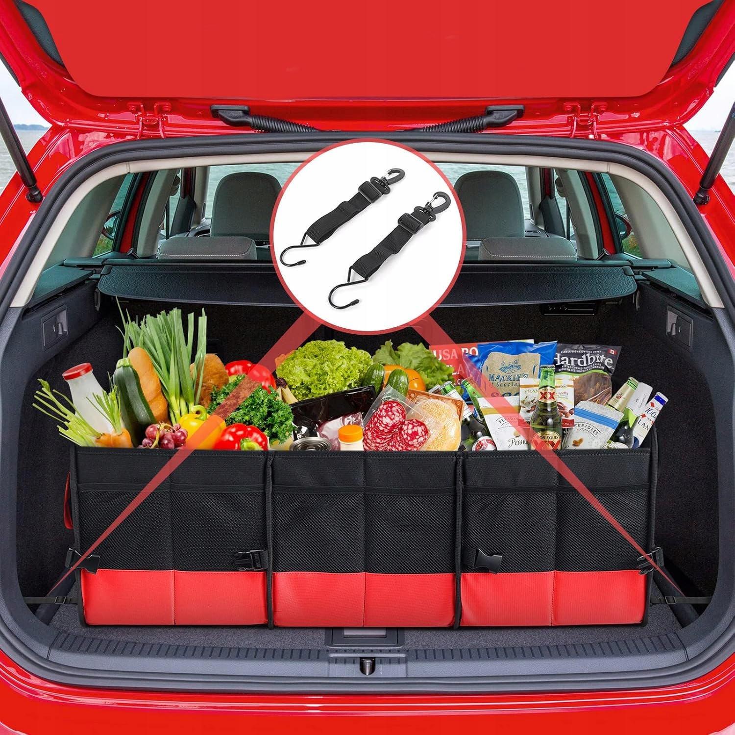 VELKÝ ORGANIZÉR DO ZAVAZADLOVÉHO PROSTORU AUTA KUFER PEVNÝ BOX Koanni Katalogové číslo výrobce mix187 samochodowy torba