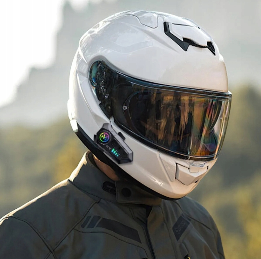 Bluetooth motocyklová sluchátka INTERFON univerzální stereo Koanni Dodatečné součásti dedikovaný kabel kabel USB montážní sada