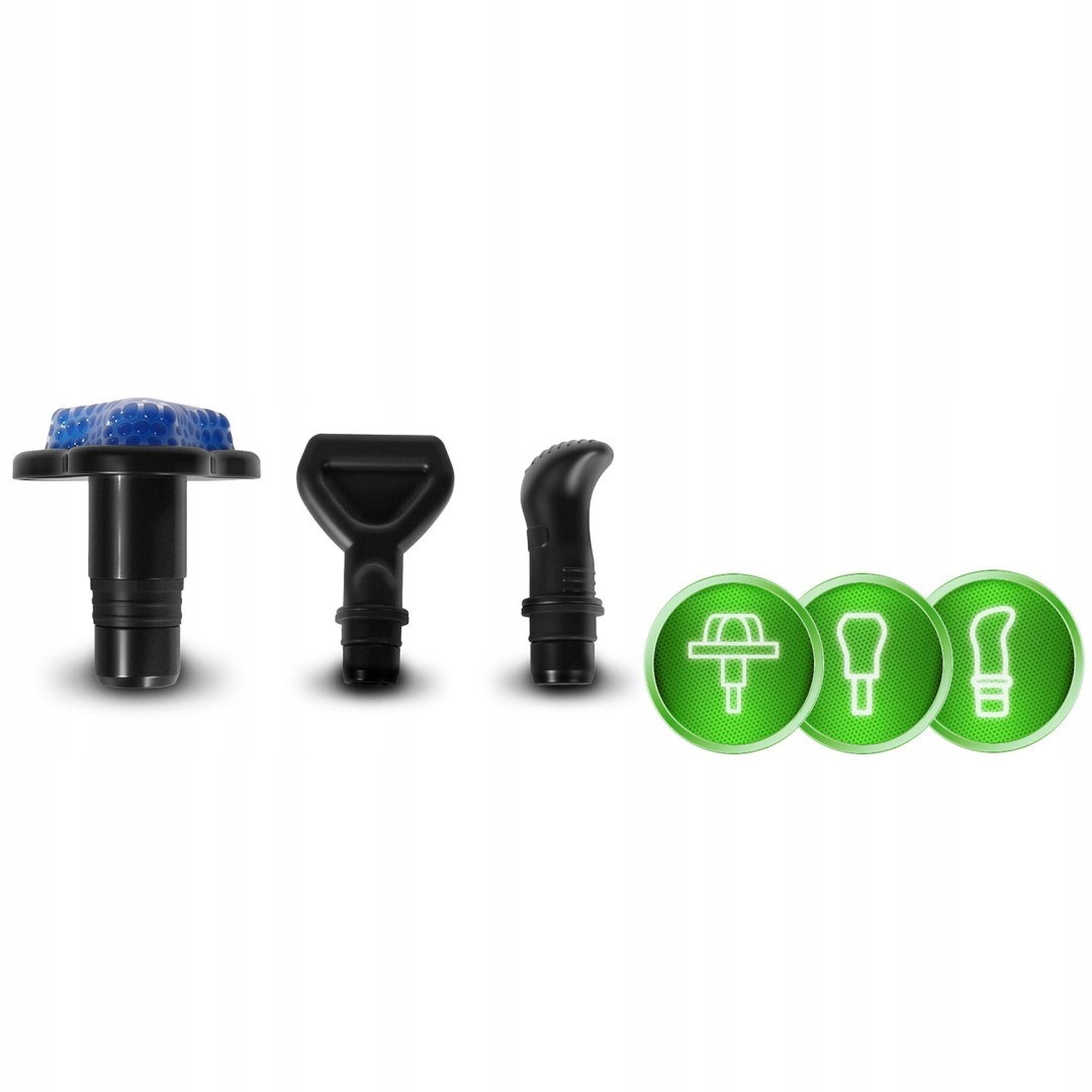 Masážní pistole na tělo masážní přístroj 9 nástavců NS-503 Neo-sport černá Neo-Spo Barva černá