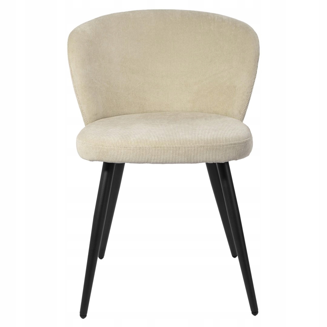 Čalouněná židle KROSBY SZTRUKS béžová Hloubka nábytku 56 cm