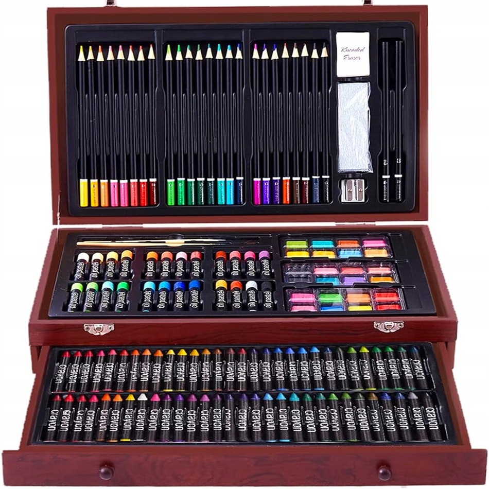 UMĚLECKÁ SADA NA MALOVÁNÍ KRESLENÍ PRO DĚTI, KREATIVNÍ KUFŘÍK XXL EAN (GTIN) 5906122008113