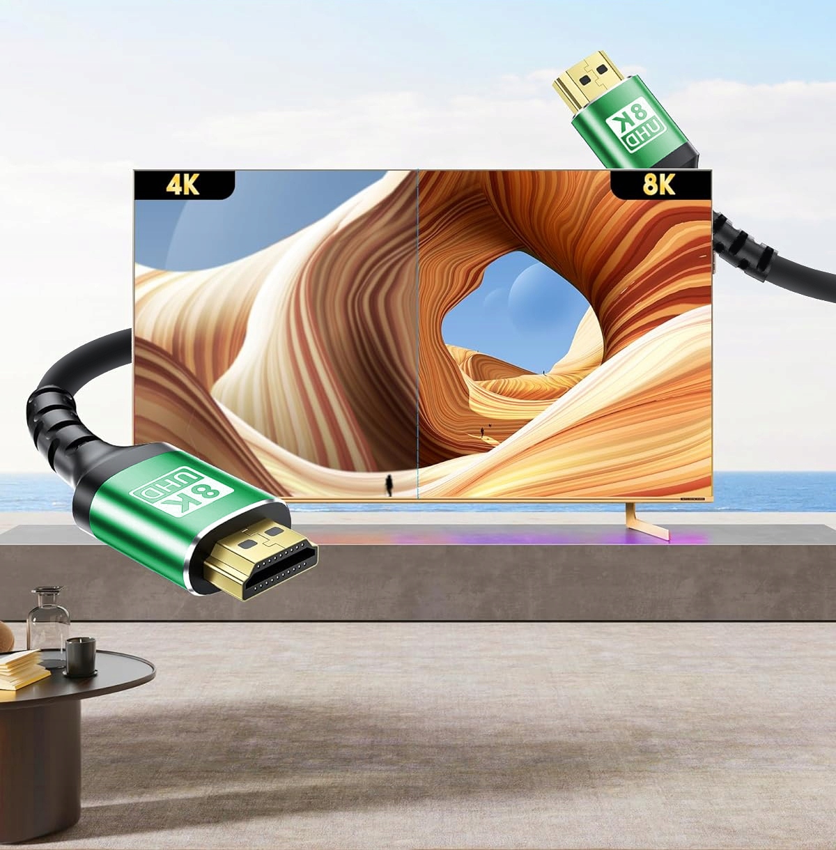 KABEL HDMI - HDMI 2.1 8K 4K 144Hz 15 m Značka Koanni