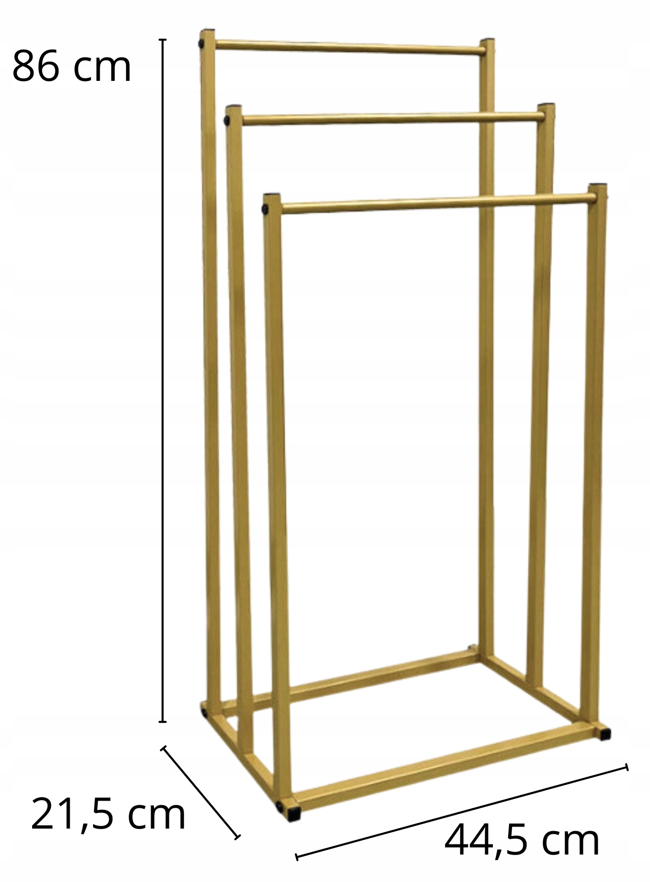 ZLATÝ STOJAN NA RUČNÍKY STOJANOVÝ KOUPELNOVÝ STOJANOVÝ KOVOVÝ LOFT Druh tyč