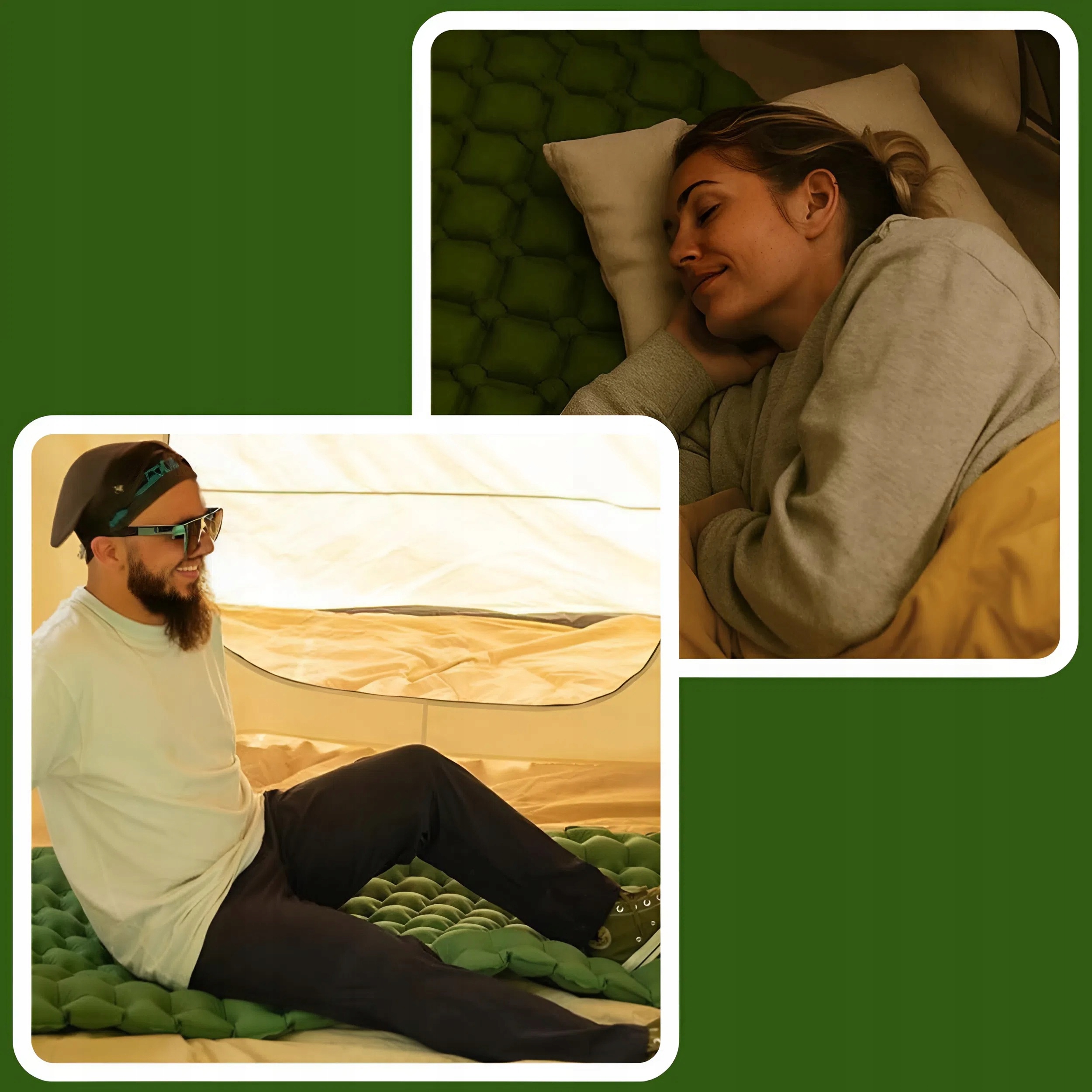 MATRACE S KEMPINGOVÝM POLŠTÁŘEM, ROLOVACÍ PODLOŽKA POD STAN Typ pro 1 osobu