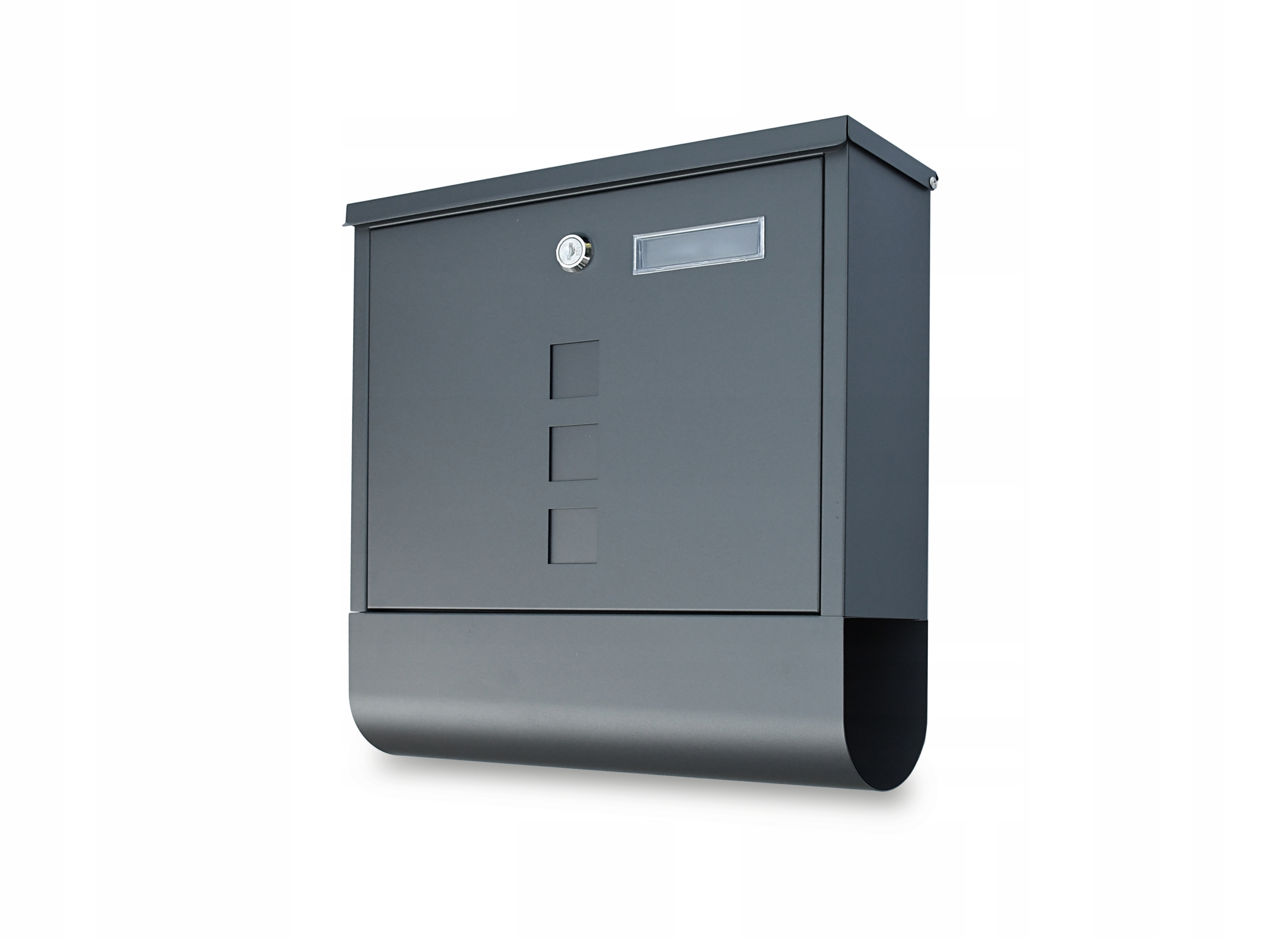 POŠTOVNÍ SCHRÁNKA POŠTOVNÍ na noviny ANTRACITOVÁ pošta do domu A4 Velká Značka žádná značka