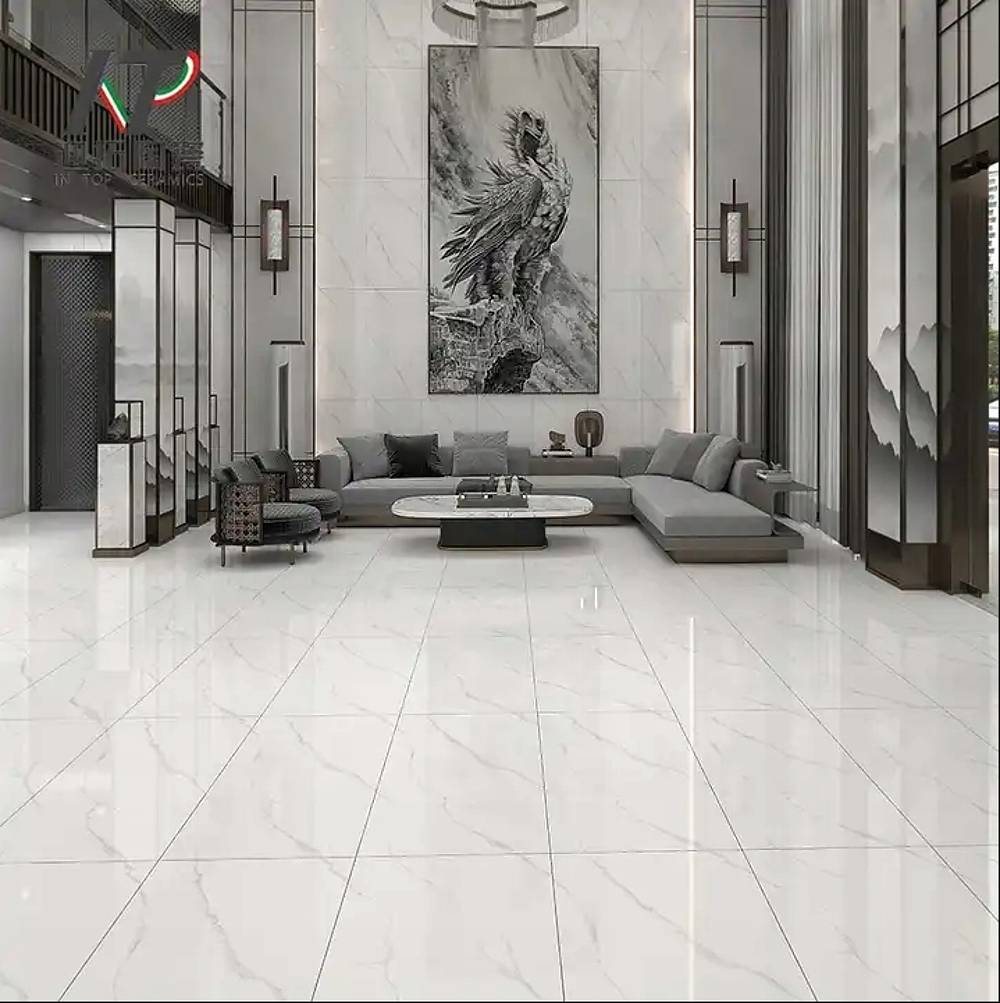 10x SAMOLEPICÍ BÍLÝ MRAMOROVÝ PVC LESKLÝ Koanni Šířka výrobku 60 cm