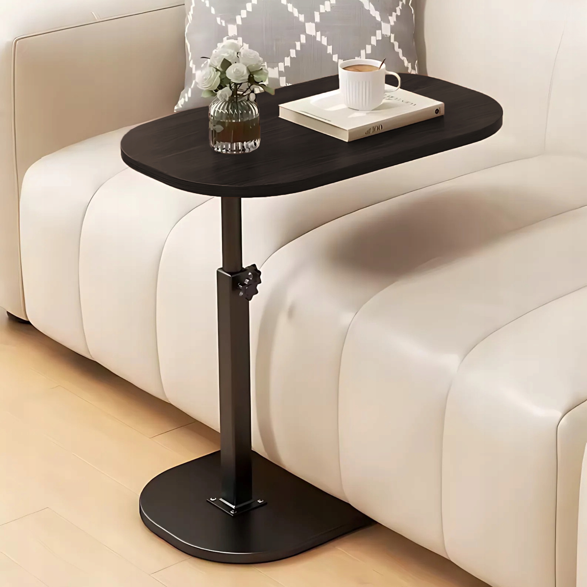 NASTAVITELNÝ BOČNÍ NOČNÍ POMOCNÝ KONFERENČNÍ STOLEK LOFT ČERNÝ PRO NOTEBOOK Značka žádná značka