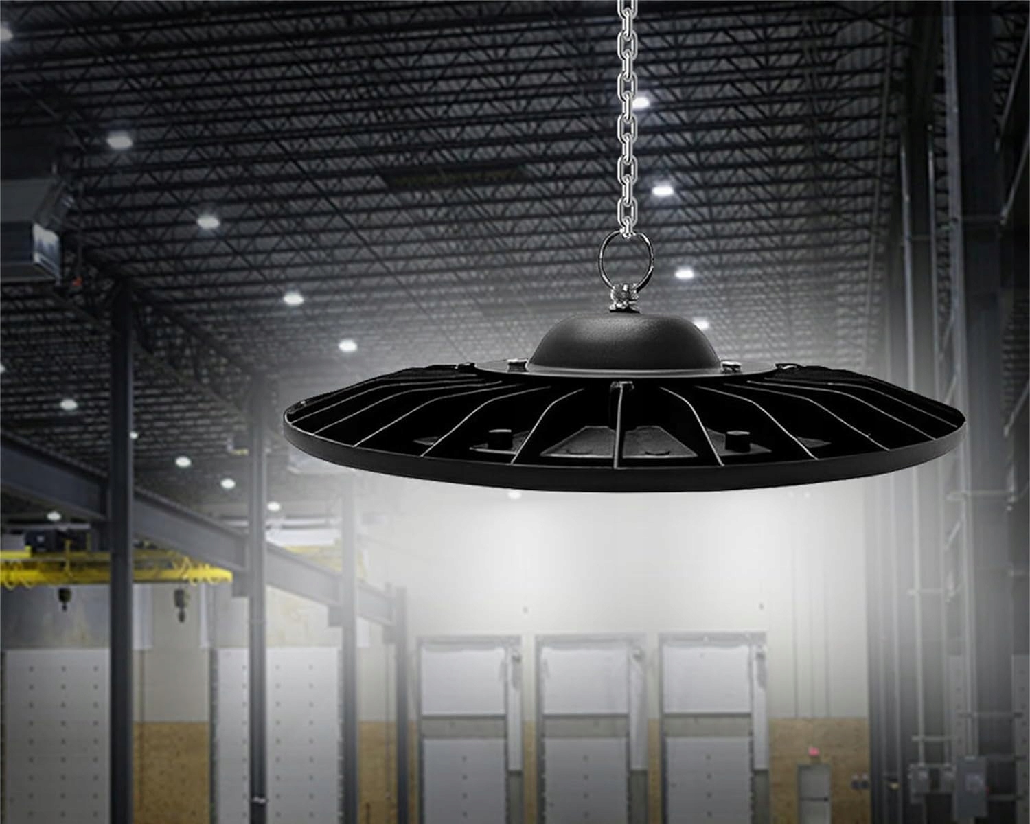 HERMETICKÁ LED průmyslová závěsná lampa UFO IP65 HighBay 20000lm 200W Kód výrobce ufo